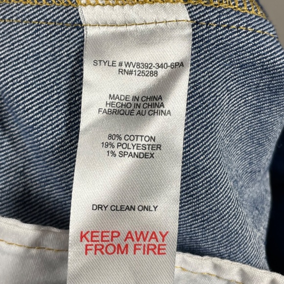 Jason Wu Jeans Womens 30 10 Medium blue denim wide leg designer casual classic - Picture 5 of 9